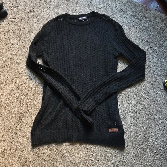 NWOT Túnmóar knitted lace long sweater - Picture 5 of 13